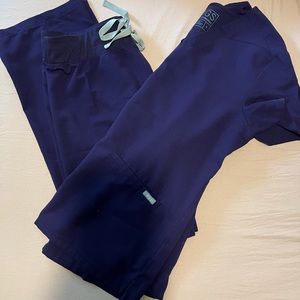 FIGS Purple Scrub Set